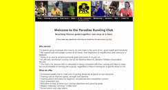 Desktop Screenshot of paradiserunningclub.com